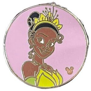 Disney Tiana Princess Trading Pin Hidden Mickey Brooch Princess Badge Lapel Pin